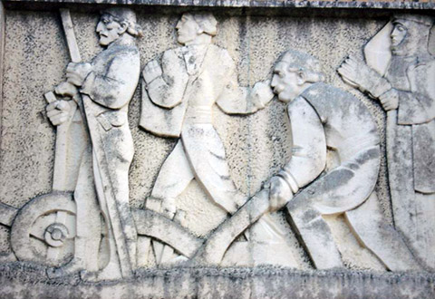 Orači, pokraj Doma kulture u Drnišu 